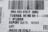 Audi Q8 2019-on primed lower door trim (rear right) 4M8853970F GRU