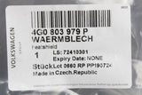 Audi A6 A7 2015-2018 transmission tunnel head shield (front) 4G0803979P