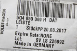 VW Golf MK7 MK7.5 GTI left door sill trim illuminated 5G4853369H DAT