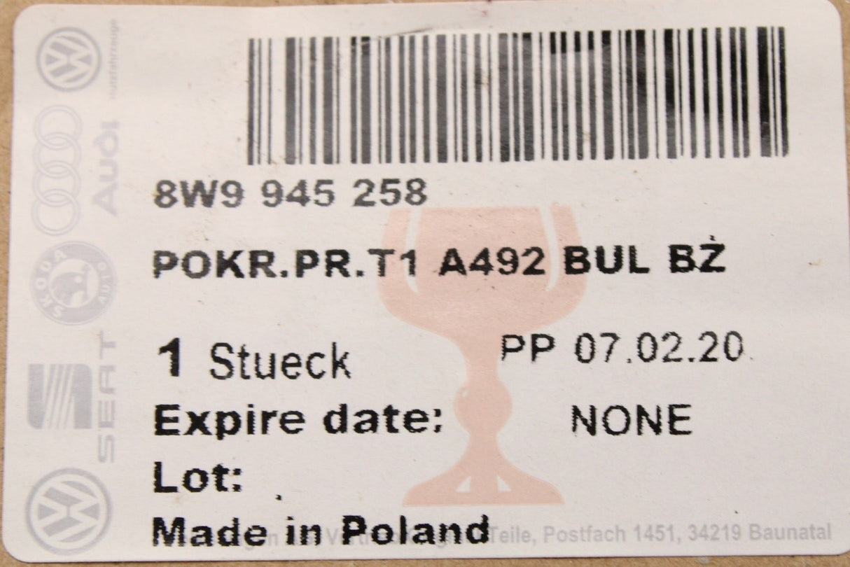 Audi A4 Avant 2016-2025 bulb holder (outer rear right) 8W9945258