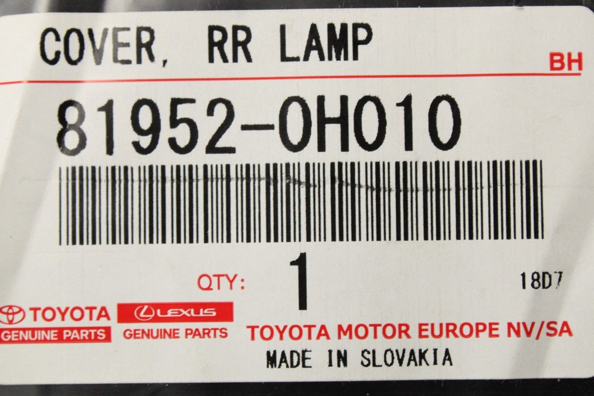 Toyota Aygo 2014-on additional brake light cover trim 81952-0H010