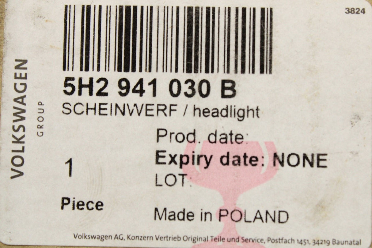 VW Golf MK8 2020-on RHD LED headlight (right) 5H2941030B
