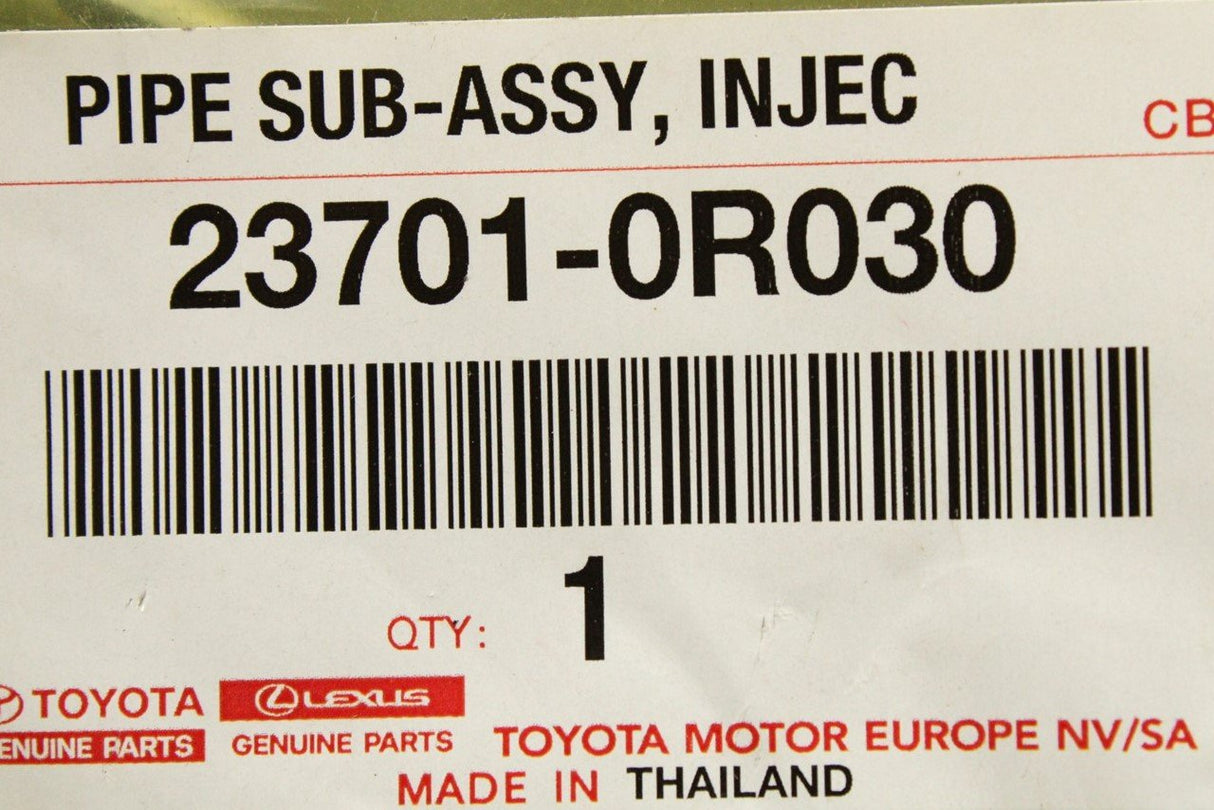 Toyota Auris 03-18 Corolla 06-13 RAV4 05-19 fuel pipe line 23701-0R030