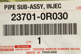 Toyota Auris 03-18 Corolla 06-13 RAV4 05-19 fuel pipe line 23701-0R030