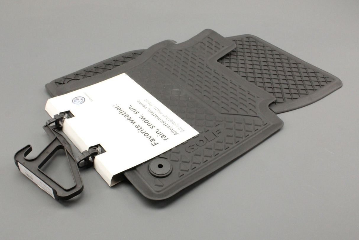 VW Golf SV 2014-2020 RHD front rubber floor mats set 518061502A 82V