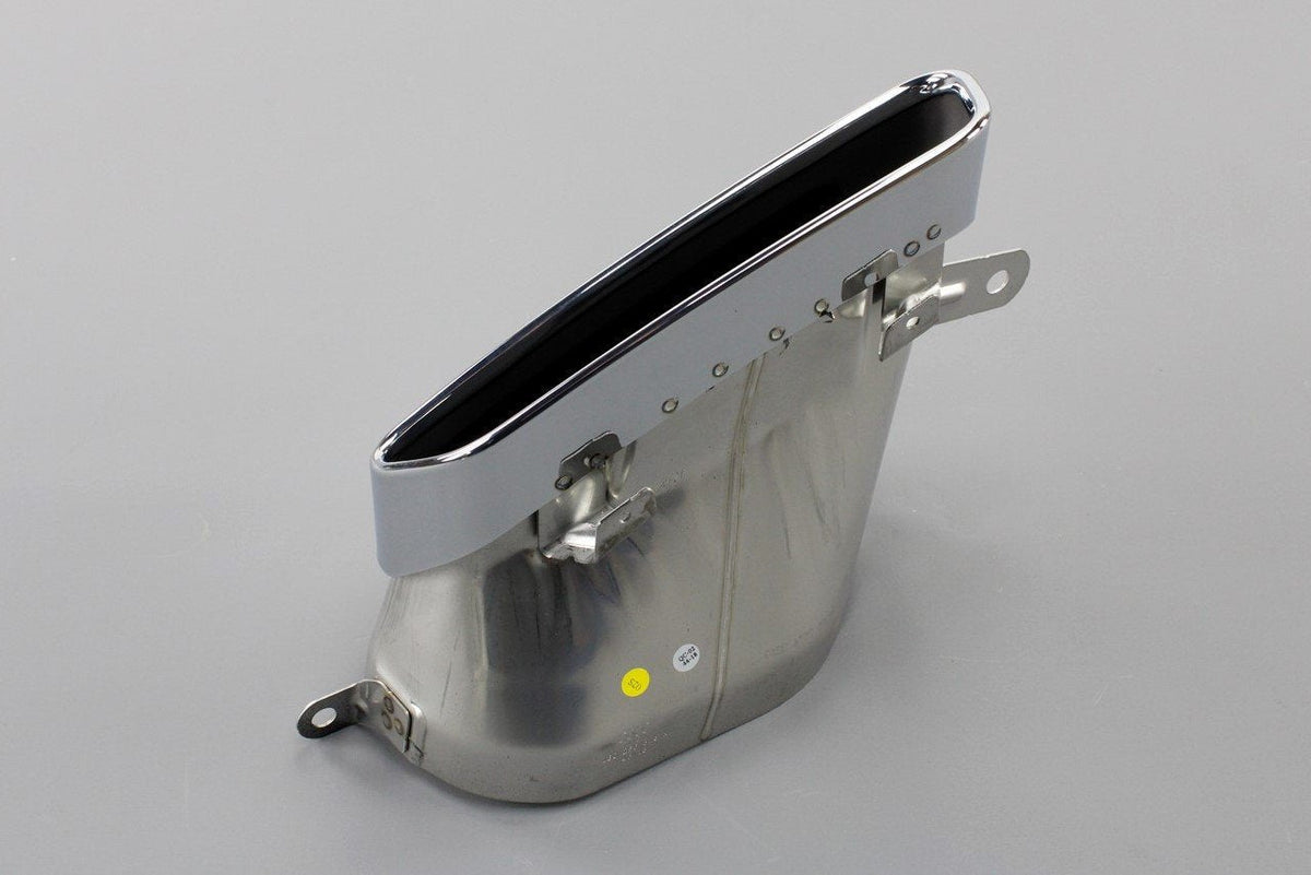 Audi A6 A7 2015-17 right exhaust tail pipe tip trim chrome 4G0253826A, view 1