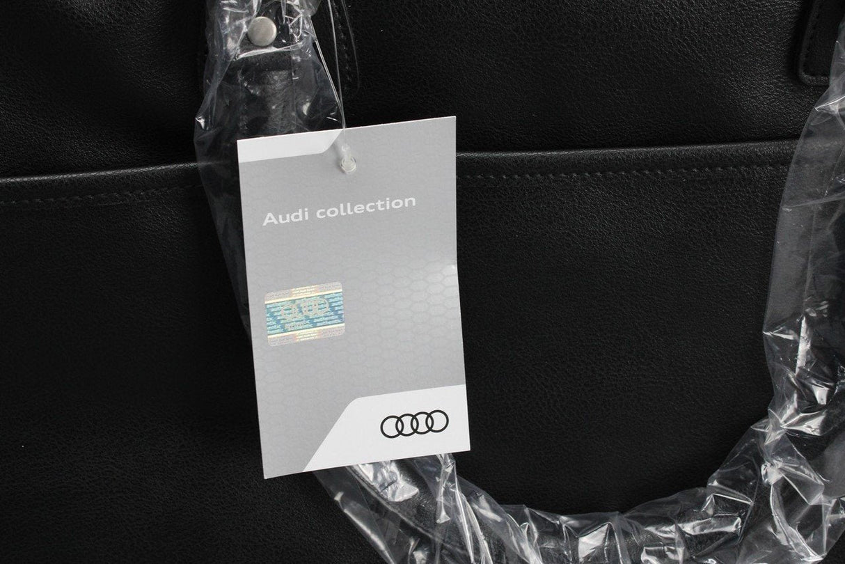 Audi leather look leisure sport bag black 3151800710