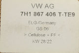 VW Transporter T6 16-20 hardboard side panel (rear right) 7H1867406T TE9