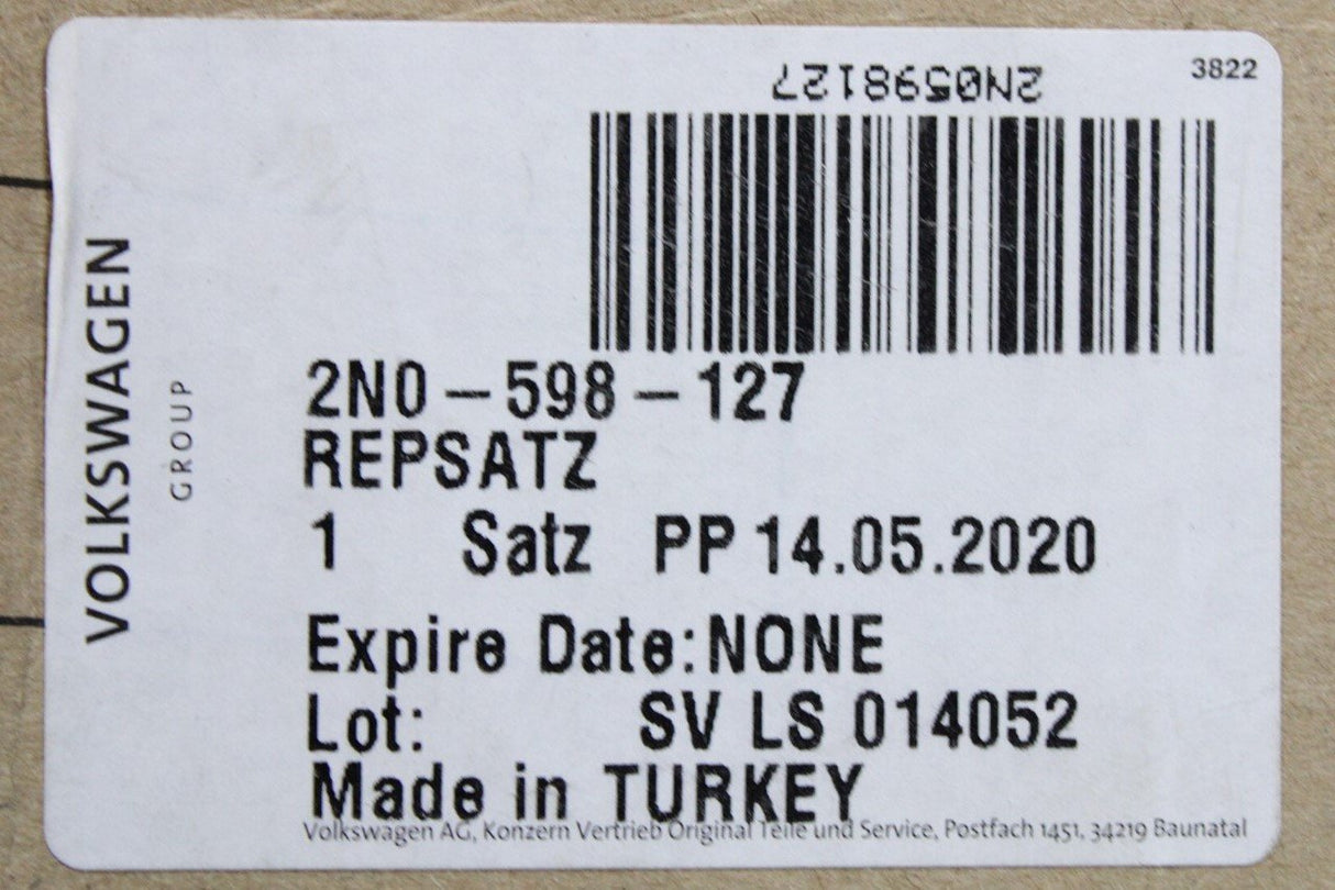 VW Crafter 2017-on prop shaft rubber coupling repair kit 2N0598127