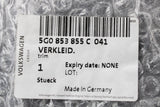 VW Golf R MK7 MK7.5 left side skirt trim (gloss black) 5G0853855C 041