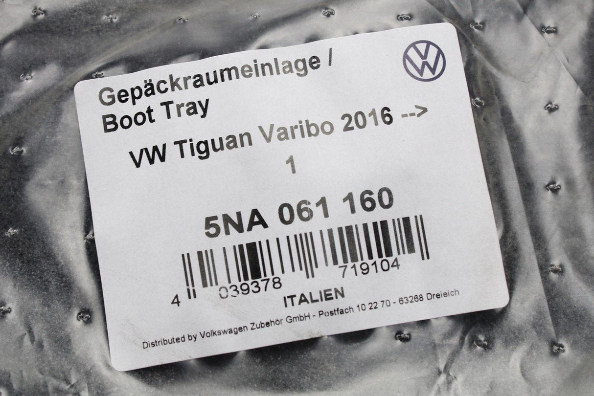 VW Tiguan 2016-Onward foam boot luggage compartment liner 5NA061160