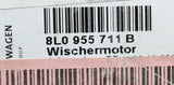 VW Audi A3 S3 8L 1997-03 A4 RS4 A6 RS6 wiper motor (rear) 8L0955711B