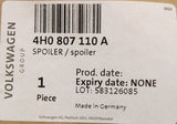 Audi S8 D4 2010-2013 front bumper lower spoiler 4H0807110A