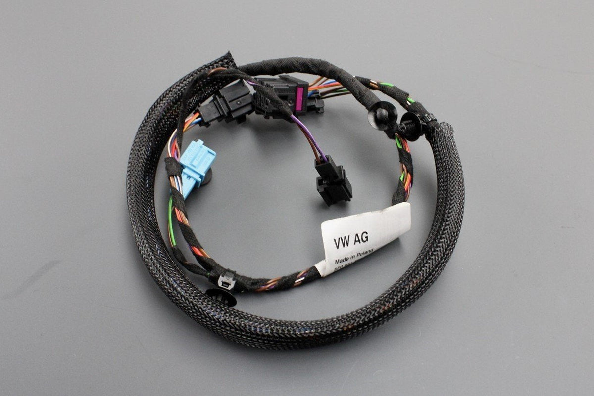 SEAT Leon 5F 13-20 front left seat wiring loom harness (RHD) 5F0971391B, view 1