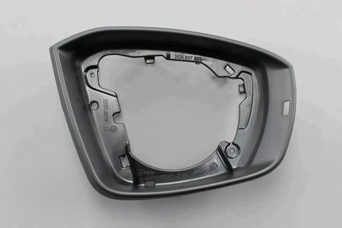VW T-Roc 2018-on wing mirror bezel surround trim (right) 2GA857602A 9B9, view 1