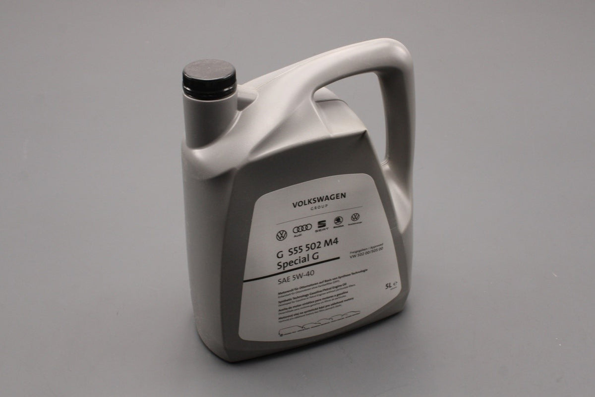 VW Audi Skoda SEAT 'Special G' 5W-40 light engine oil (5L) GS55502M4, view 1