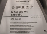 VW Audi Skoda SEAT 'Special G' 5W-40 light engine oil (5L) GS55502M4