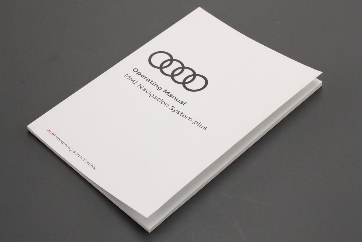 Audi MMI Navigation System Plus instruction booklet 4G0012720EC, view 1