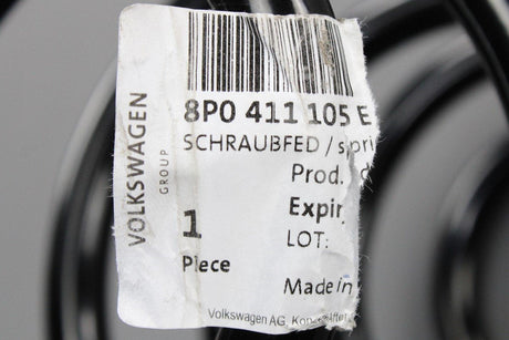 Audi A3 2004-13 8P Leon 06-13 suspension coil spring (front) 8P0411105E