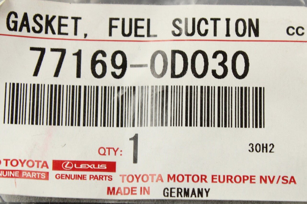 Toyota Auris 07-18 Avensis 08-18 fuel sender unit seal 77169-0D030