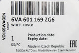 Skoda Fabia 2022-on alloy wheel cover trim 6VA601169 ZG6