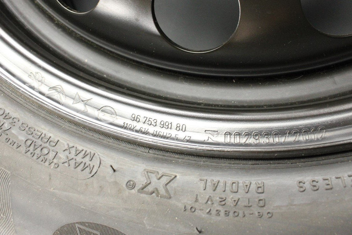 Vauxhall Combo Life 16" spare wheel 98268783ZY