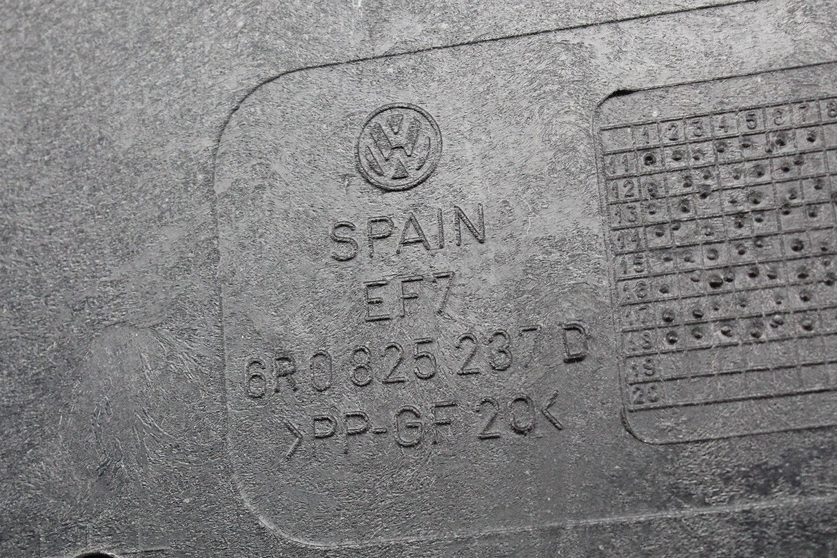 VW Polo 6R 6C Skoda Fabia SEAT Ibiza engine noise undertray 6R0825237D