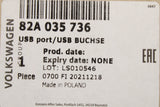 Audi A1 A3 2019-on front double USB port socket 82A035736