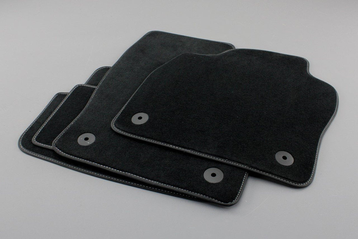 VW Polo AW 2021-on front & rear carpet floor mats set RHD 2G2863011 FII
