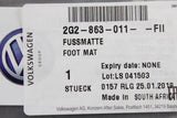VW Polo AW 2021-on front & rear carpet floor mats set RHD 2G2863011 FII