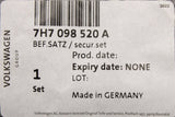 VW California T5 T5.1 T6 07-19 table top attachment parts kit 7H7098520A