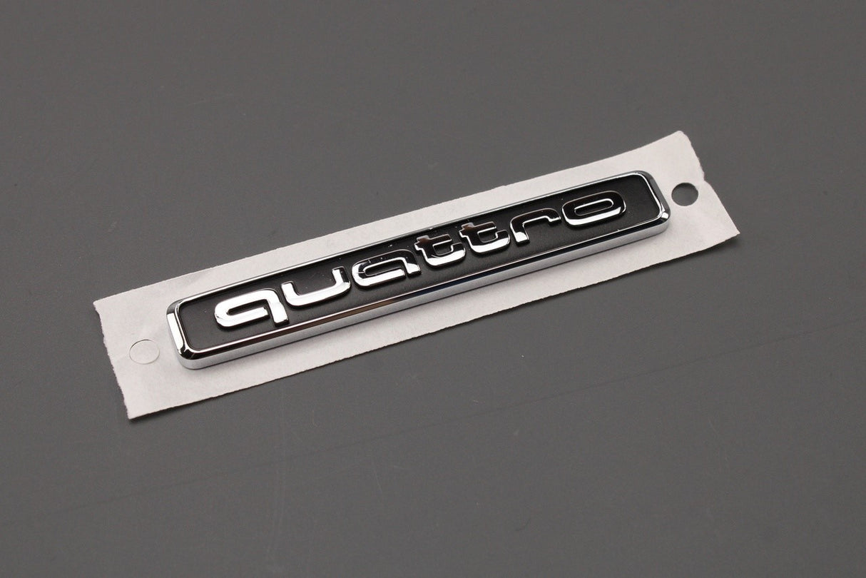 Audi A1 Q2 Q3 19-on Q5 R8 13-15 Quattro badge emblem 8R0853737A 2ZZ