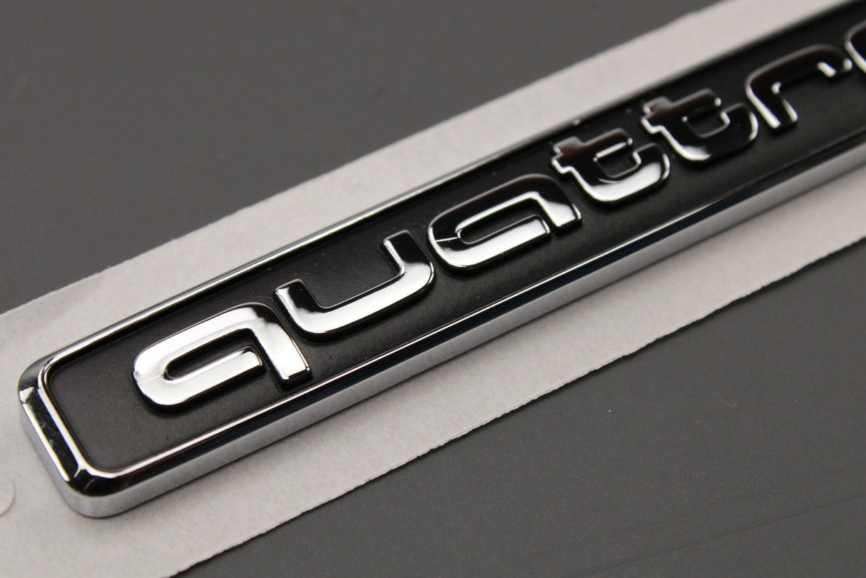 Audi A1 Q2 Q3 19-on Q5 R8 13-15 Quattro badge emblem 8R0853737A 2ZZ