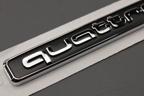 Audi A1 Q2 Q3 19-on Q5 R8 13-15 Quattro badge emblem 8R0853737A 2ZZ
