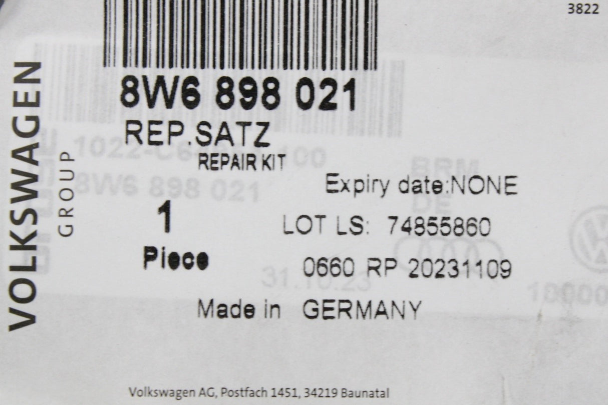 VW T-Roc Cabriolet Audi A5 S5 RS5 front seat repair kit (left) 8W6898021