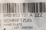 Audi A1 Q2 Q3 19-on Q5 R8 13-15 Quattro badge emblem 8R0853737A 2ZZ