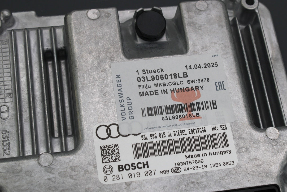 Audi A6 2011-2014 2.0 TDI engine control unit (CGLC) 03L906018LB