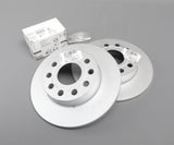VW Golf MK5 MK6 Jetta Caddy Touran 256mm rear discs & pads set JZW698601AB