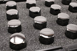 Range Rover Evoque 12-on Velar 17-on black wheel nut kit (x20) VPLVW0070
