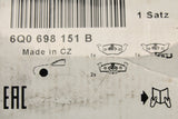 VW Polo 9N 9N3 02-09 Skoda Fabia 6Y 5J brake pads (front) 6Q0698151B
