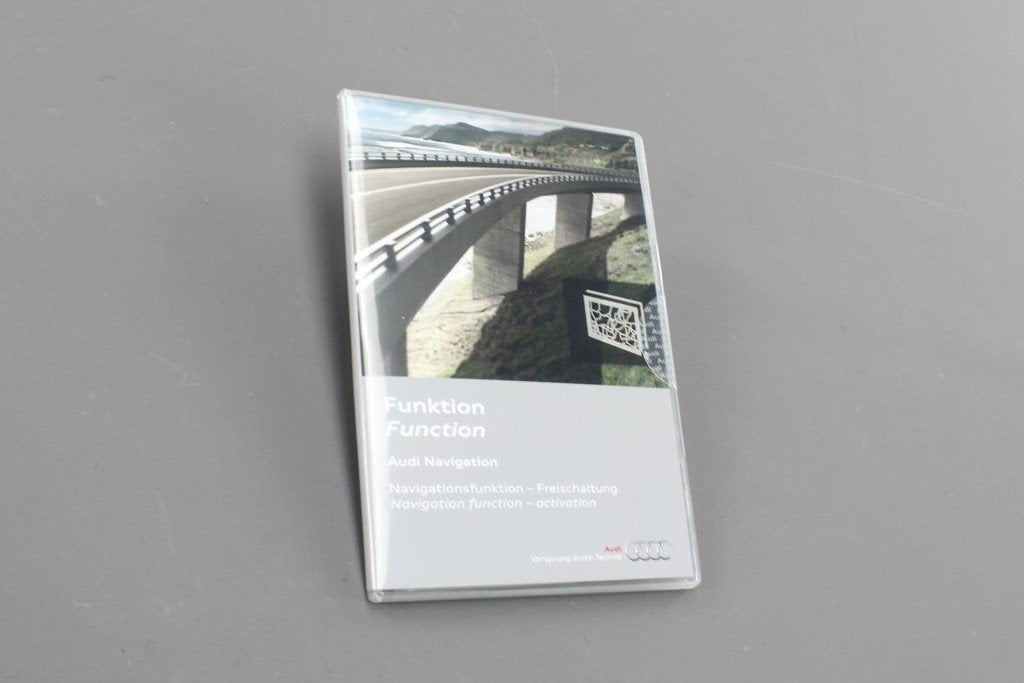 Audi A1 Q3 RSQ3 Navigation activation document (Europe) 8X0063192A, view 1
