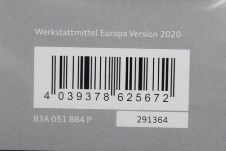 Audi MMI navigation system SD card Europe (Version 2020) 83A051884P