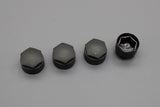 SEAT Ibiza Leon wheel bolt cap covers set (x4) 4M0601173E 9B9