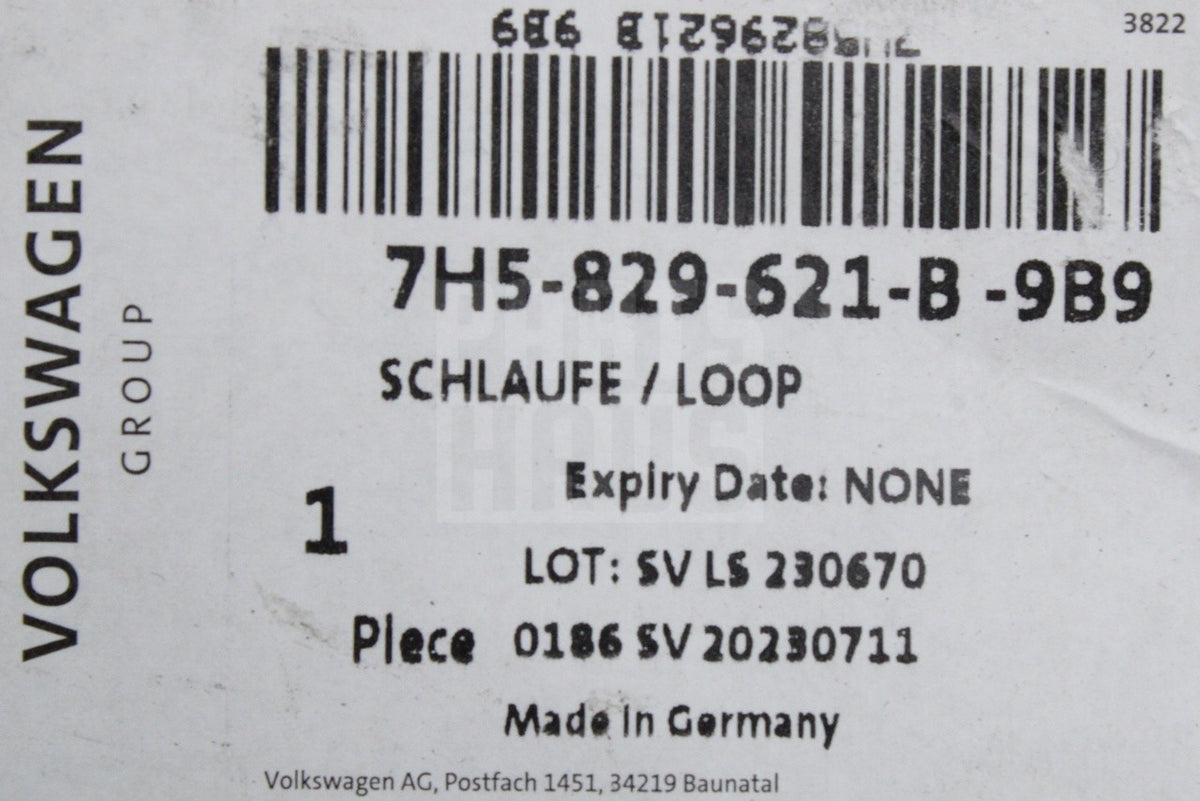 VW Transporter T5 T5.1 T6.1 tailgate interior pull handle 7H5829621B 9B9
