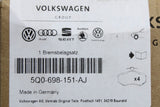 VW Golf R GTI Performance Audi S3 SEAT front brake pads 5Q0698151AJ