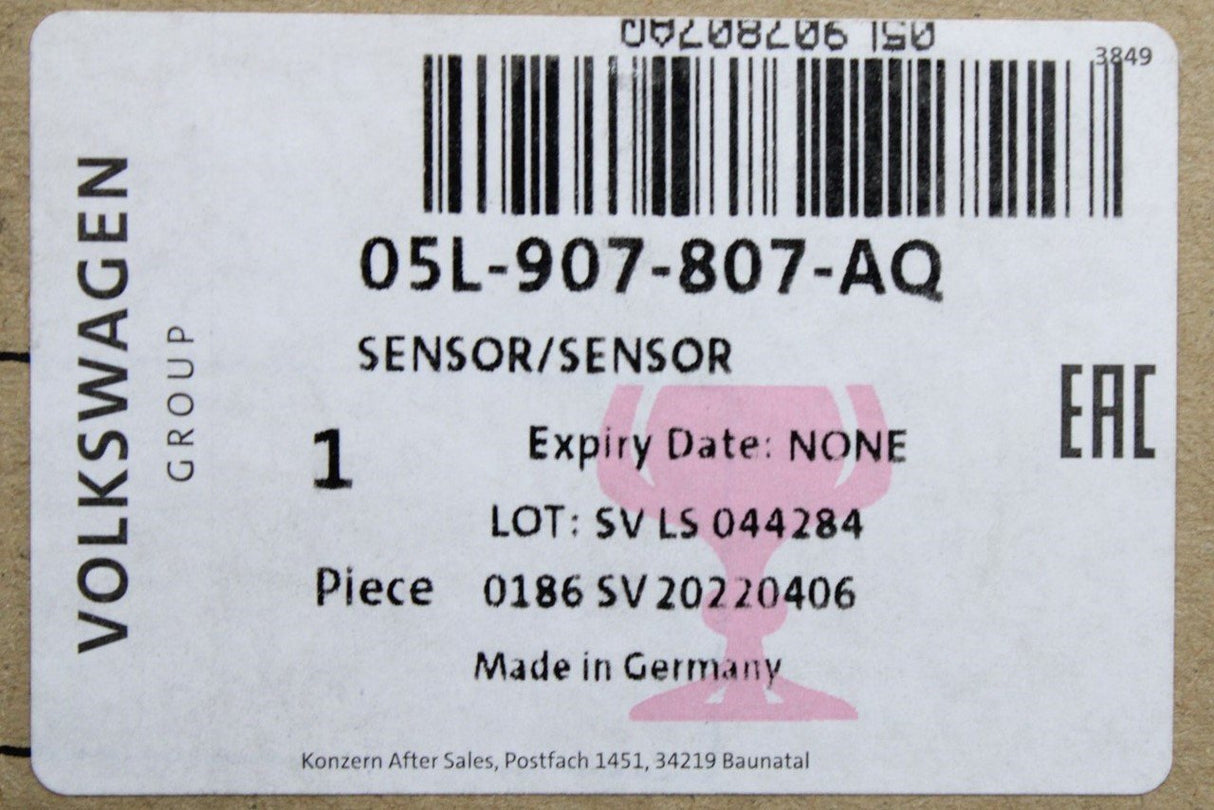 VW Golf T-Roc Audi A3 SEAT Leon 2020-on NOx sensor (2.0 TDI) 05L907807AQ