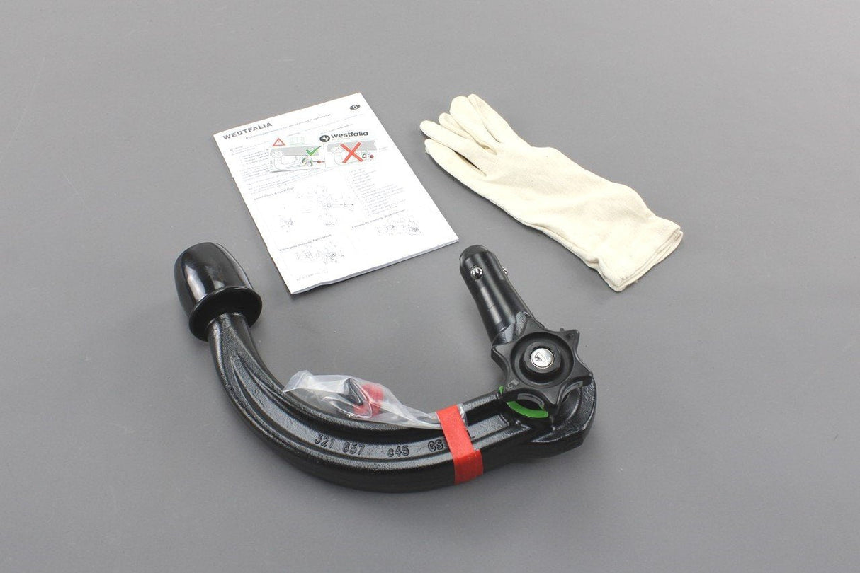 VW Caddy 2009-2021 removable tow-bar ball head joint hook 2K0092770W