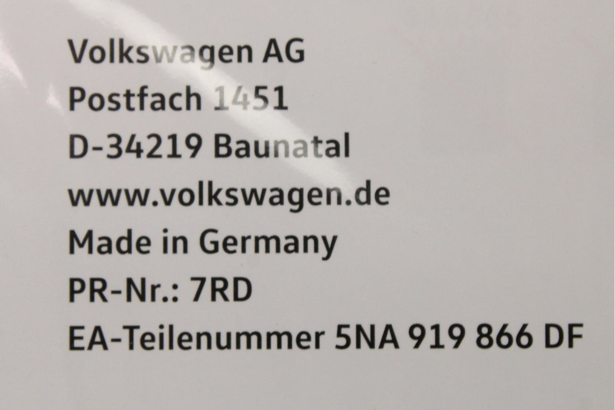 VW Crafter Golf Passat Transporter navigation SD card V17 5NA919866DF