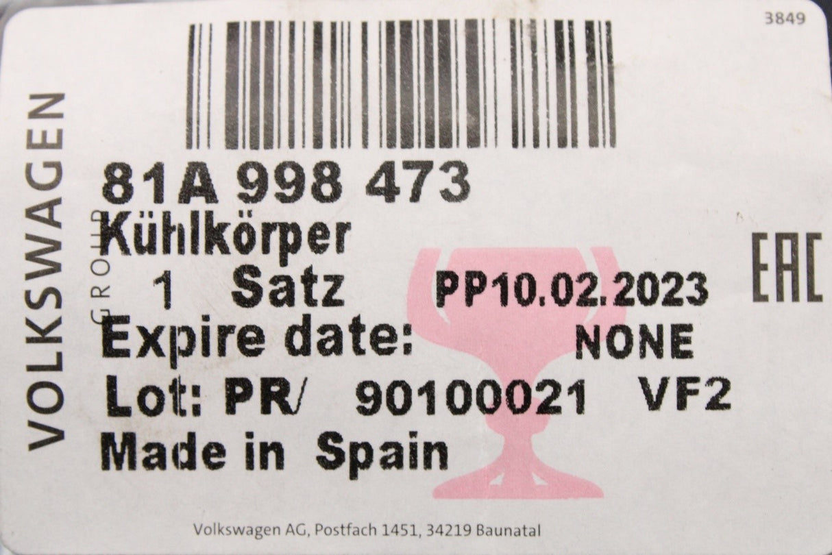 Audi Q2 2017-on LED DRL & indicator module (front left) 81A998473