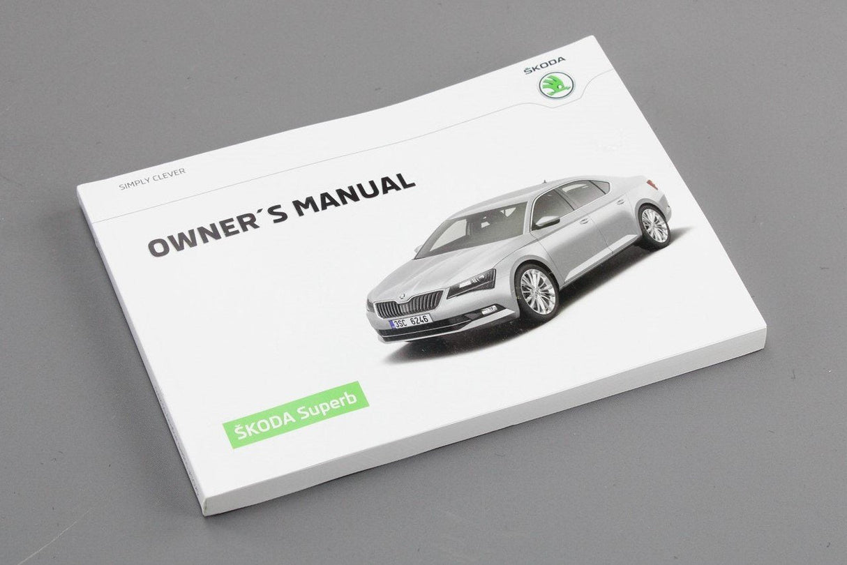 Skoda Superb 3V 2015-Onward Owners manual 3V0012720AB